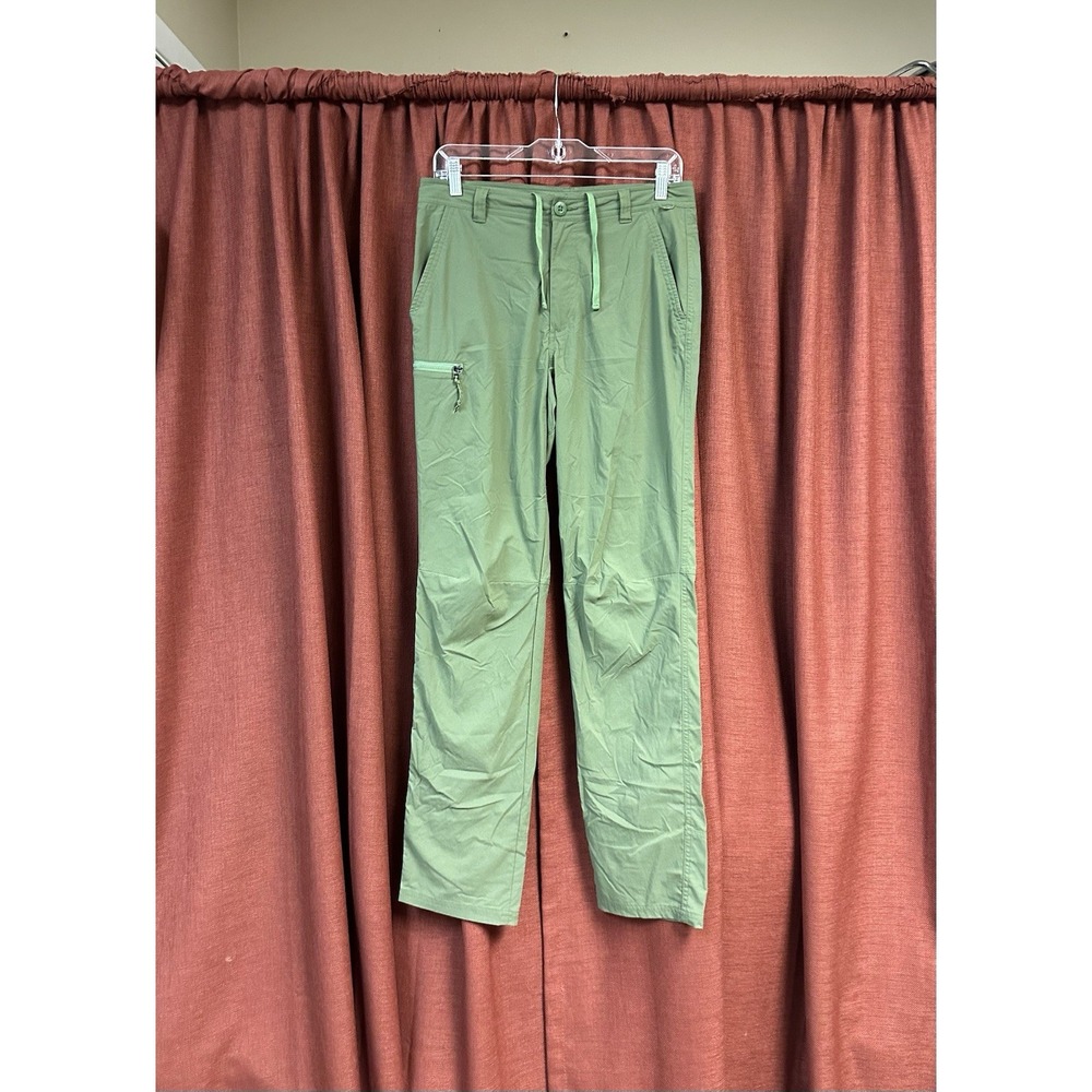 REI Co-Op Trailmade Pants Mens 30x32 Green Hiking Nylon Stretch 50+UPF